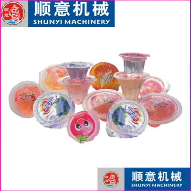 1500-20000cups/H Jelly Pudding Drink Juice Milk Filling Sealing Machine