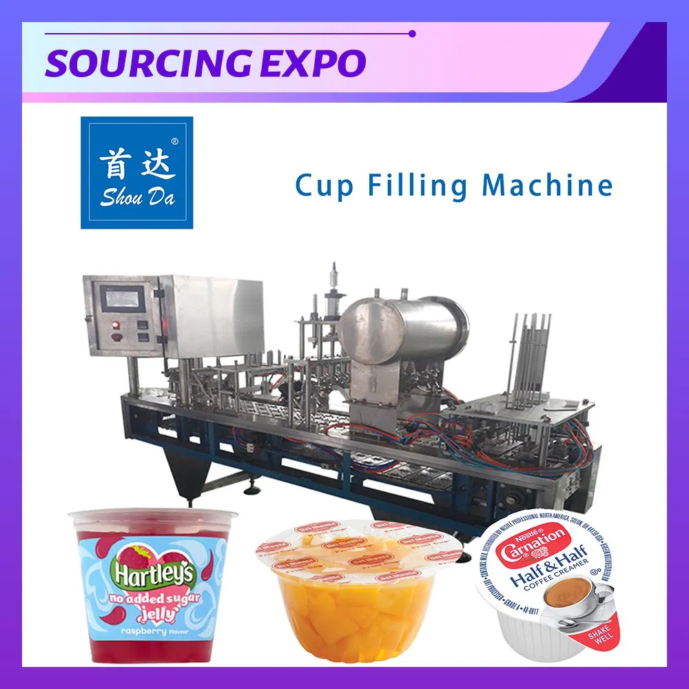 2/4 Automatic Water Juice Jelly Coffee Cup Filling Sealing Machine (CE)