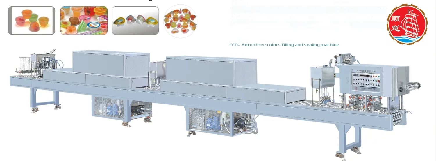 45000 Cph with Double Colors Jelly for Filling and Sealing Machine