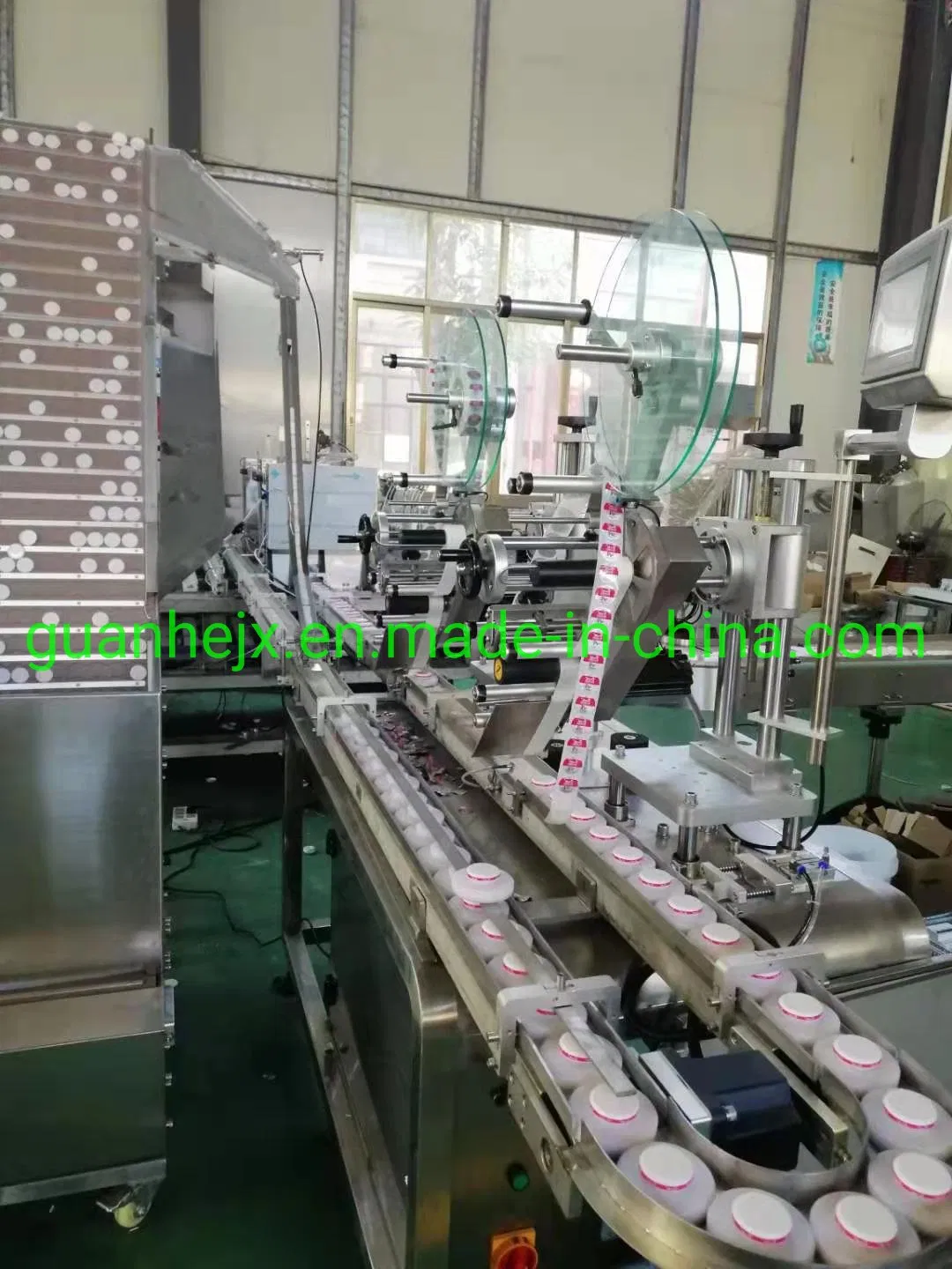 Automatic 15ml Vaselinum Petroleum Jelly Filling Colling Sealing Labeling Capping Machine Line