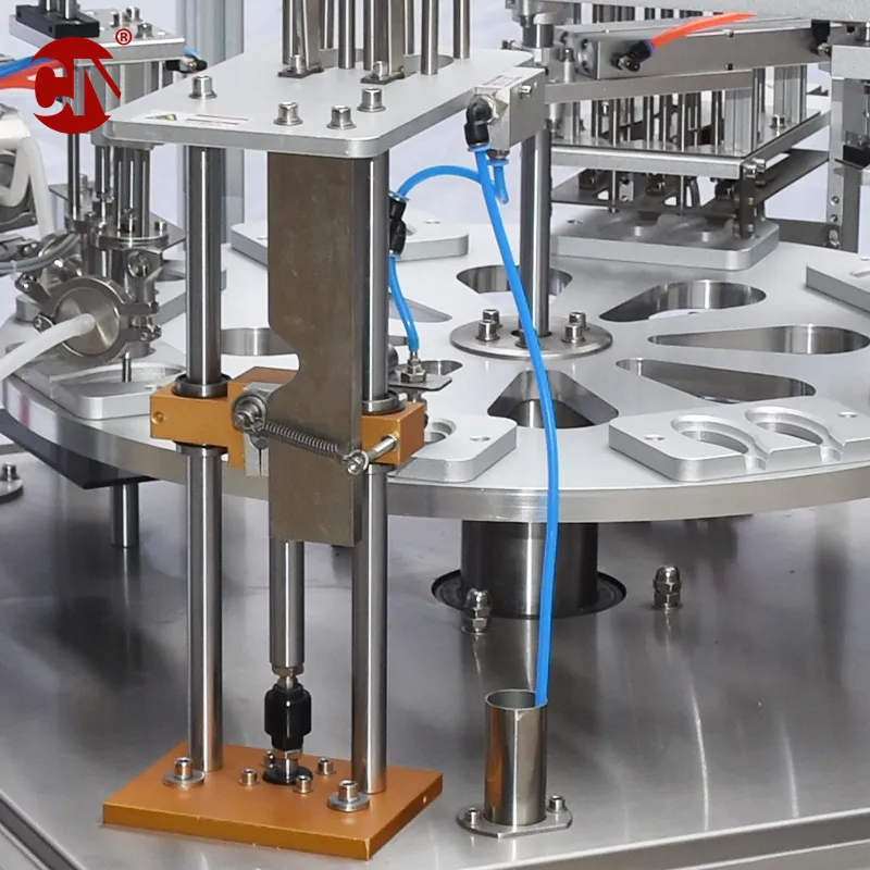 Automatic Jelly Pudding Milk Yogurt Water Cup Filling and Sealing Machine Cup Cake Filling Machine