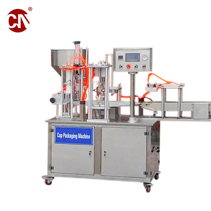 Automatic Jelly Pudding Milk Yogurt Water Cup Filling and Sealing Machine Cup Cake Filling Machine