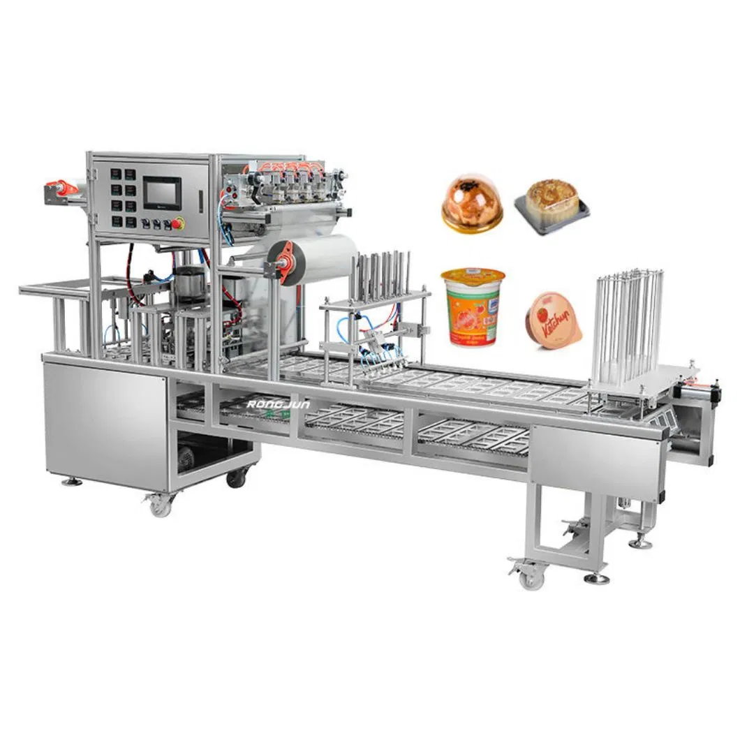 Automatic K Cup Washing and Filling Sealing Machine Manual Liquid Jelly Yogurt Plastic Cup Filling and Sealing Machine