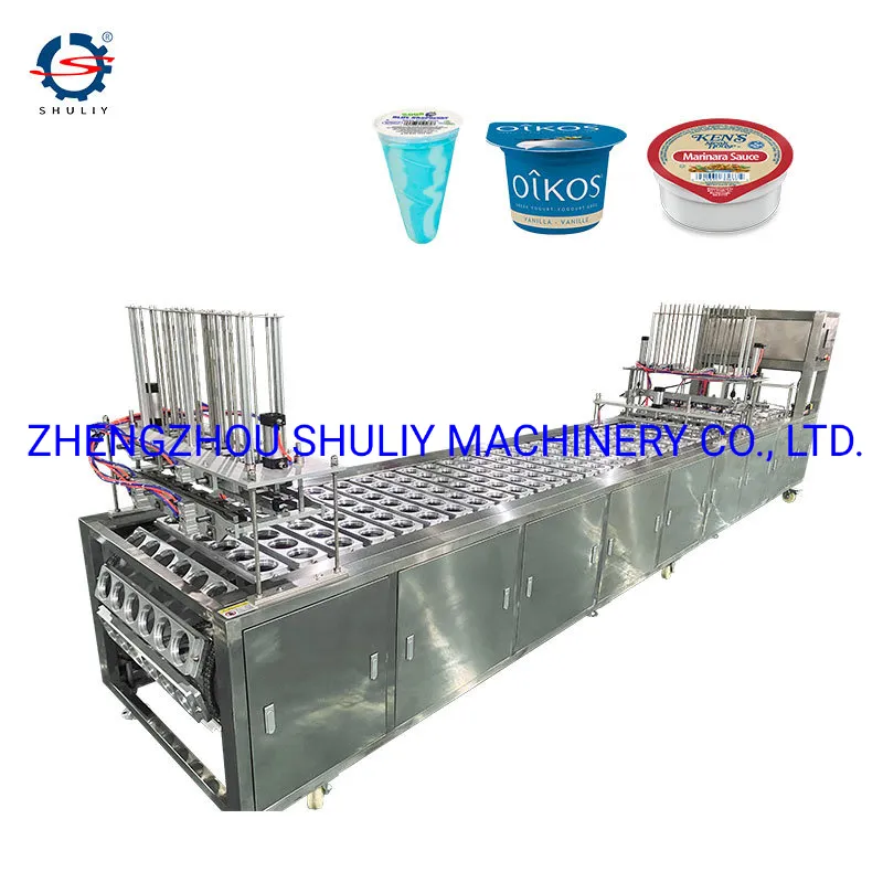 Automatic Rotary Cup Filling and Sealing Machine for Ice Cream Chocolate Mineral Water Yogurt Fruit Jelly From Camy
