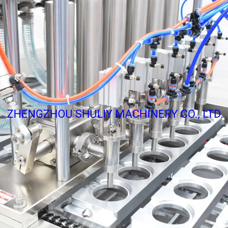Automatic Rotary Cup Filling and Sealing Machine for Ice Cream Chocolate Mineral Water Yogurt Fruit Jelly From Camy