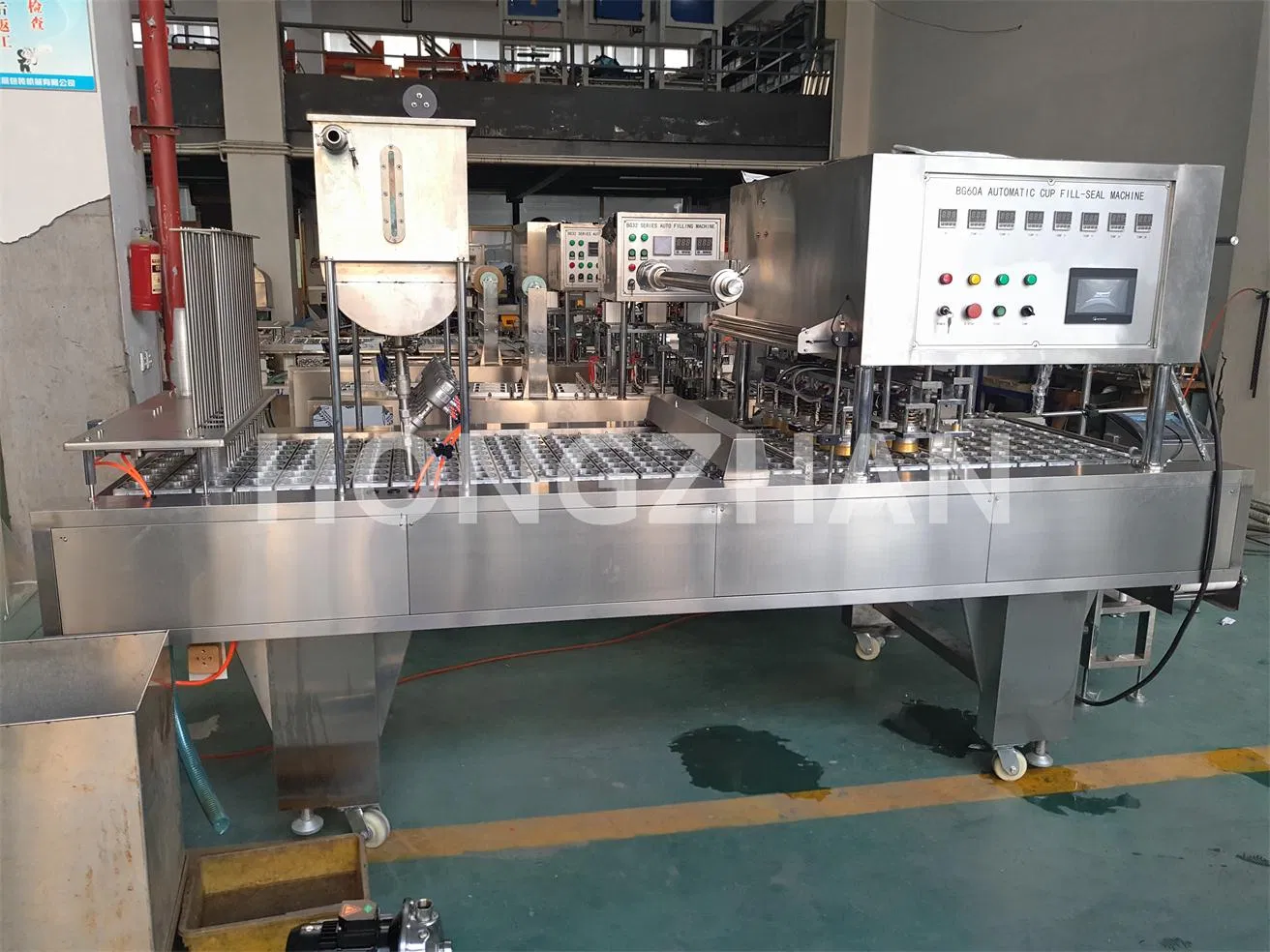 Automatic Yogurt Cup/Jelly Cup/Plastic Cup Filling Sealing Machine for Sale