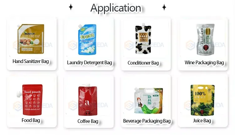 Desktop Automatic Rotary Laundry Detergent, Shampoo, Jelly, Milk Self-Priming Bag Turntable Filling and Sealing Machine