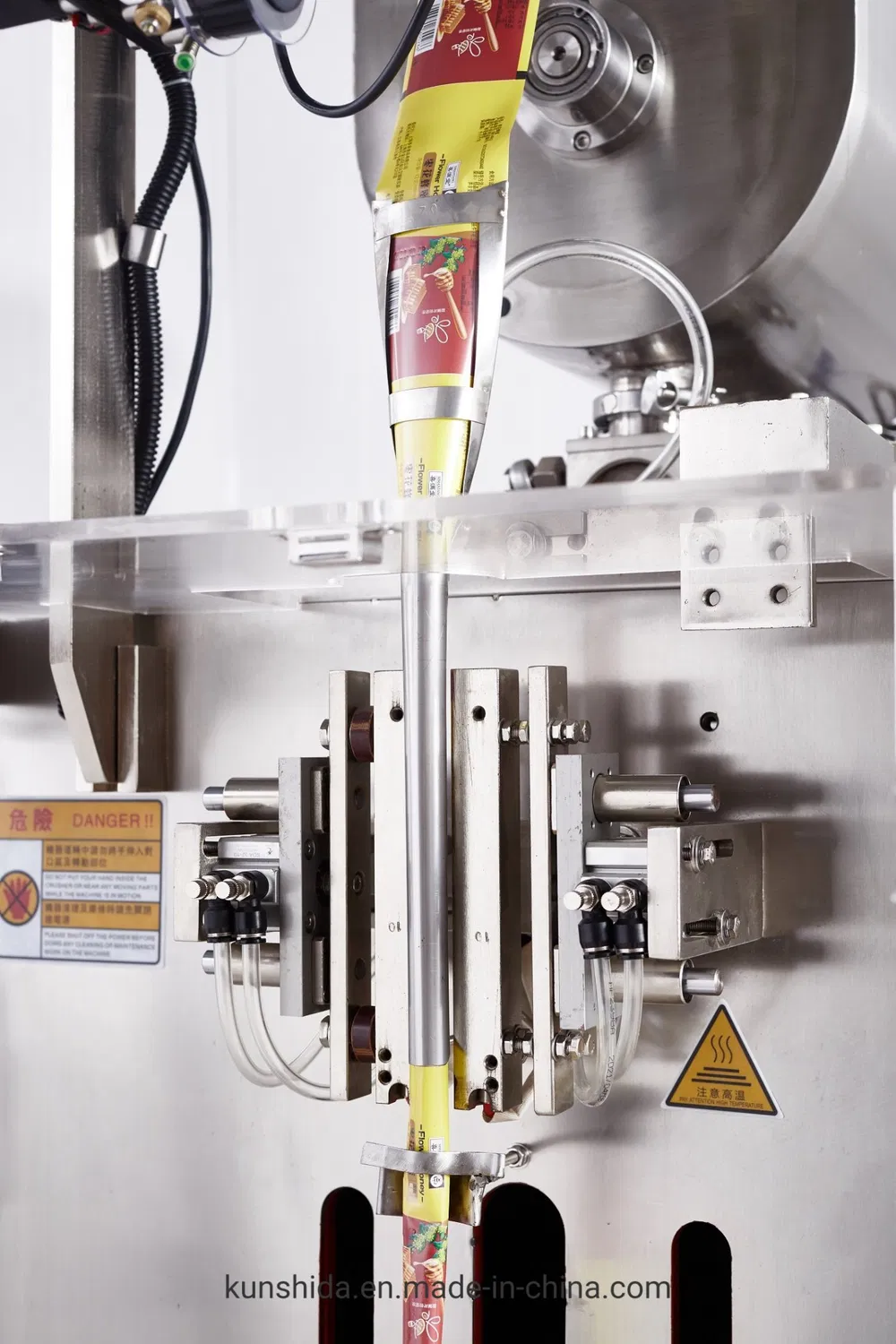 Sachet Liquid Packaging Machine Honey Stick Ice Lolly Jelly Filling and Packing Machinery Back Side Sealing Paste Packaging Machine