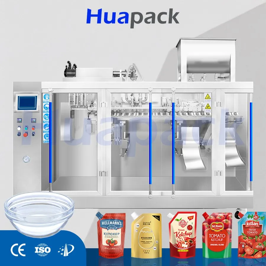 Spice Powder Jelly Liquid Sealing Packing Machine for Premade Sup with Spout